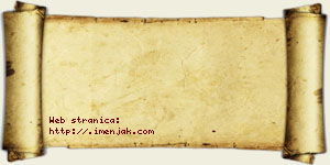 Miljana Jović vizit kartica